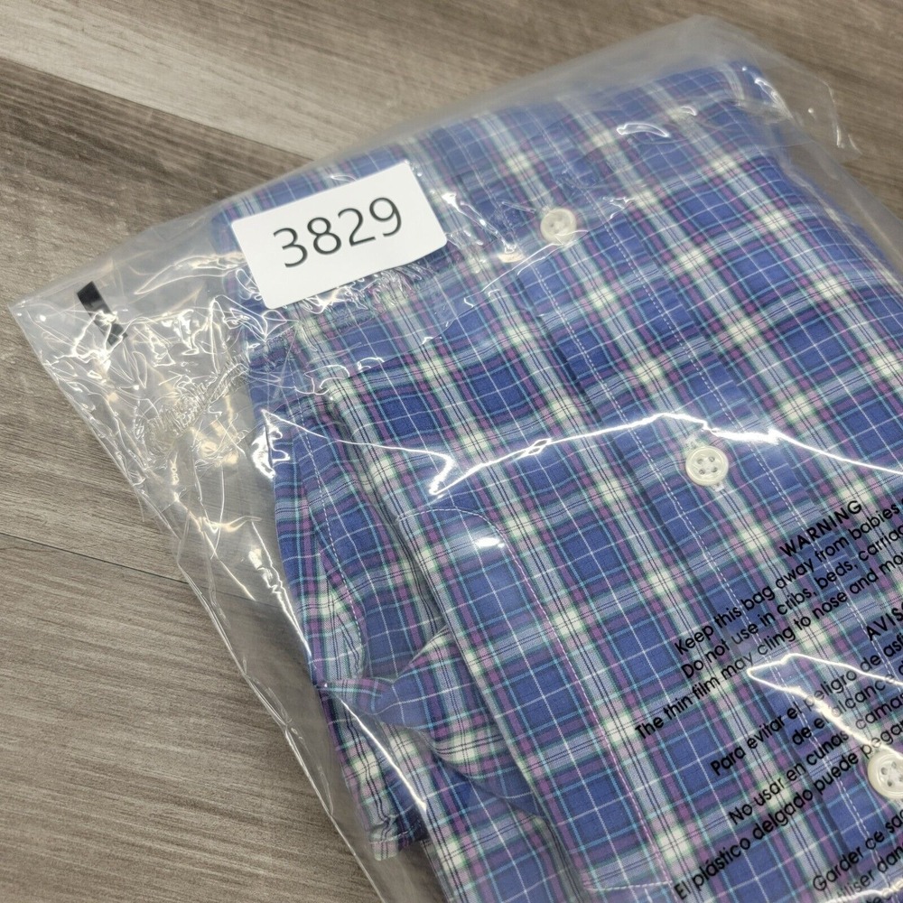 Polo Ralph Lauren Custom Fit Shirt Men's Extra Large XL Plaid Button Collared - Picture 10 of 10